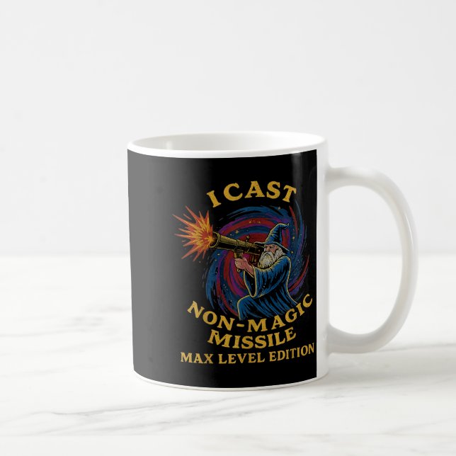 Mug I Cast Non-magic Missile Funny Wizard Parody Meme  (Droite)