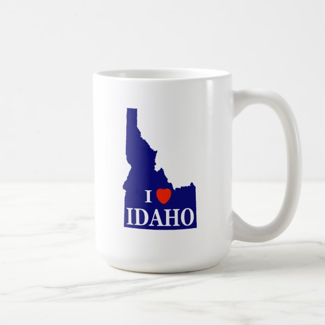 Mug I Coeur (Amour) Idaho (Droite)