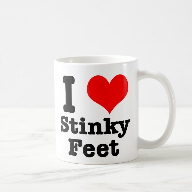 Mug I COEUR (AMOUR) pieds puants (Droite)