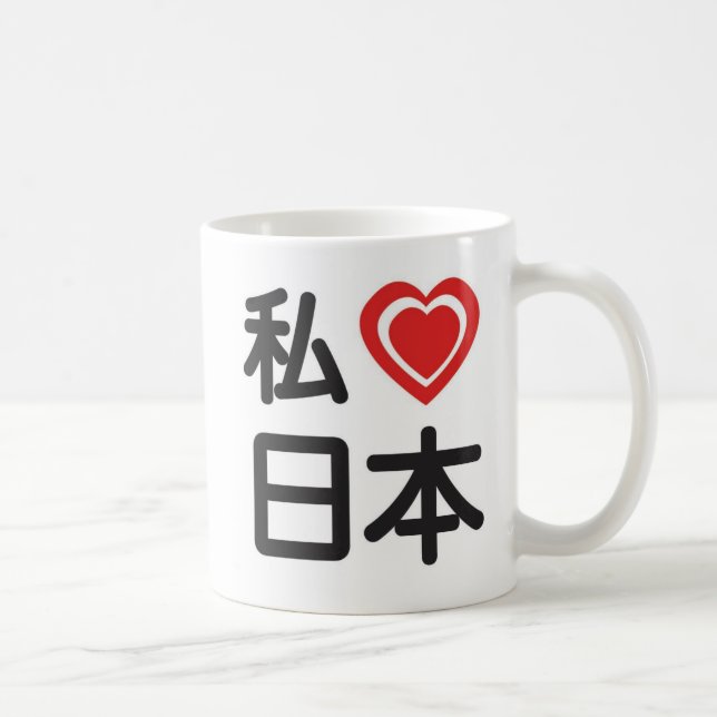 Mug I coeur Japon (Droite)