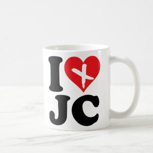 Mug I coeur JC
