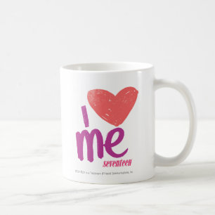 Mug I coeur je rose/pourpre