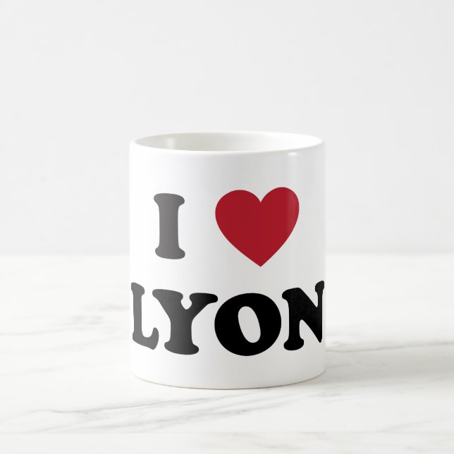 Mug I coeur Lyon France (Centre)