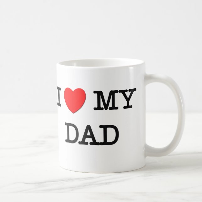 Mug I coeur mon PAPA (Droite)