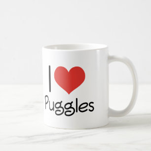 Mug I coeur Puggles