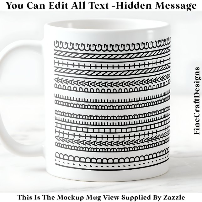 Mug I’d Rather Be Painting Hidden Message 088 Funny  (Créateur téléchargé)
