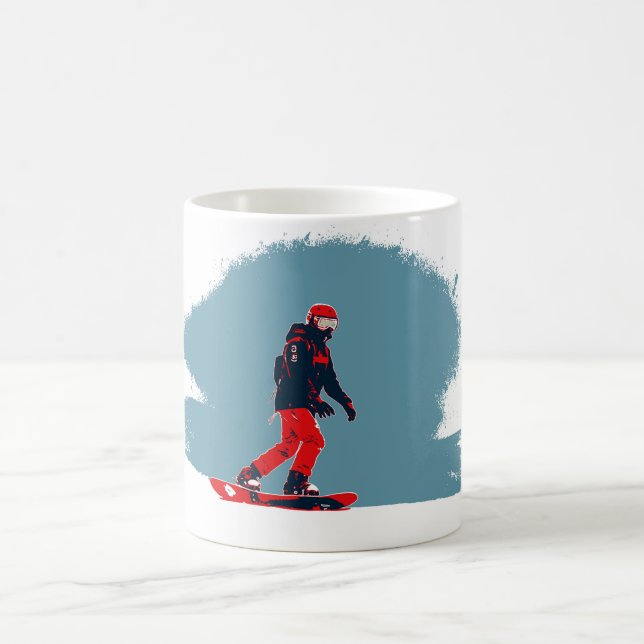 Mug I Dream of Snowboard - Snowboarder (Centre)