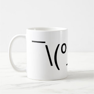 Mug I Dunno LOL\\(º_o)/° Emoticon Japonais Kaomoji