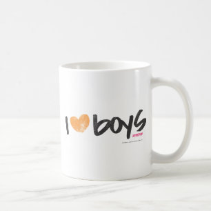 Mug I garçons de coeur oranges
