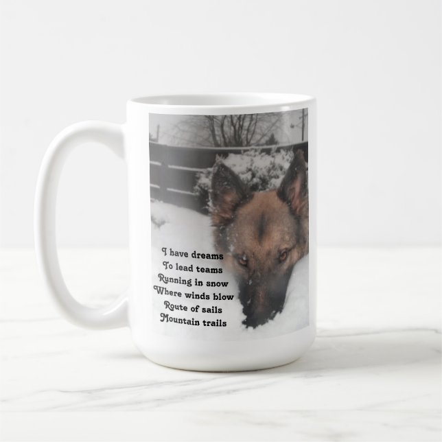 Mug I Have Dreams Poem By Ladee Basset (Left)