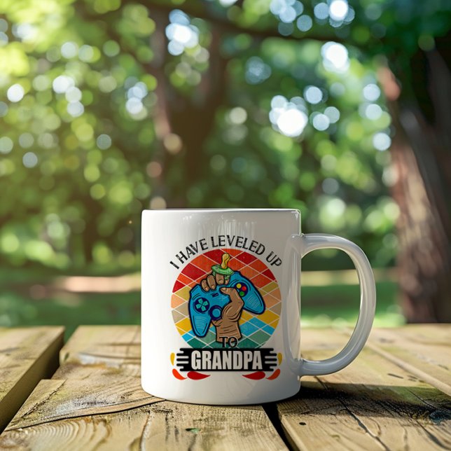 Mug I Have Leveled Up to Grandpa (I Have Leveled Up to Grandpa Mug)