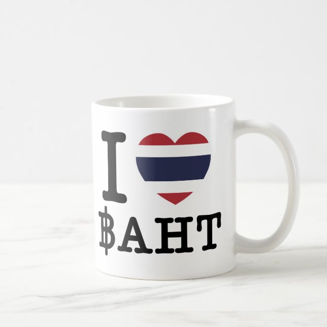 Mug I Heart (Amour) Baht (Droite)