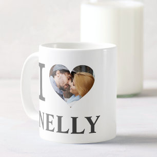 Mug I Heart Couples personnalisés Photo Love