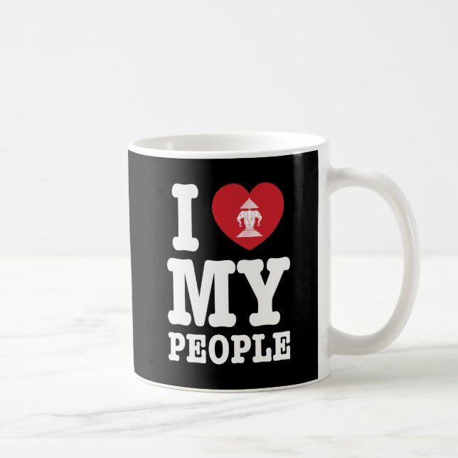 Mug I Heart (Love) Erawan My Lao People (Droite)