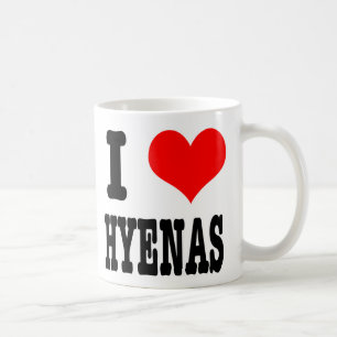 MUG I HEART (LOVE) HYENAS
