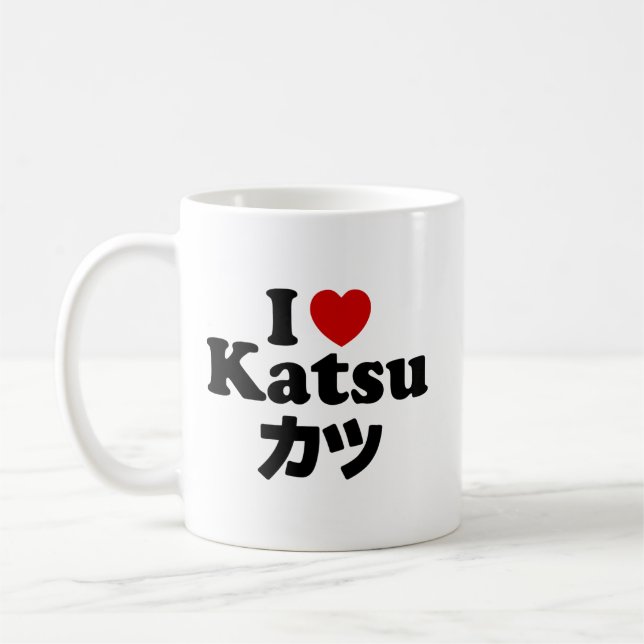Mug I Heart [Love] Katsu カ ツ (Gauche)