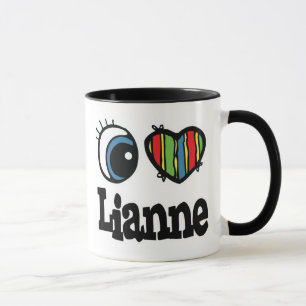 Mug I Heart (Love) Lianne