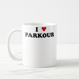 Mug I Heart Parkour Practitioner Free Runner - I Love