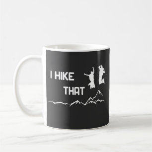 Mug I hike that — J'aime marcher dans un design graphi