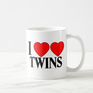 Mug I jumeaux de coeur de coeur