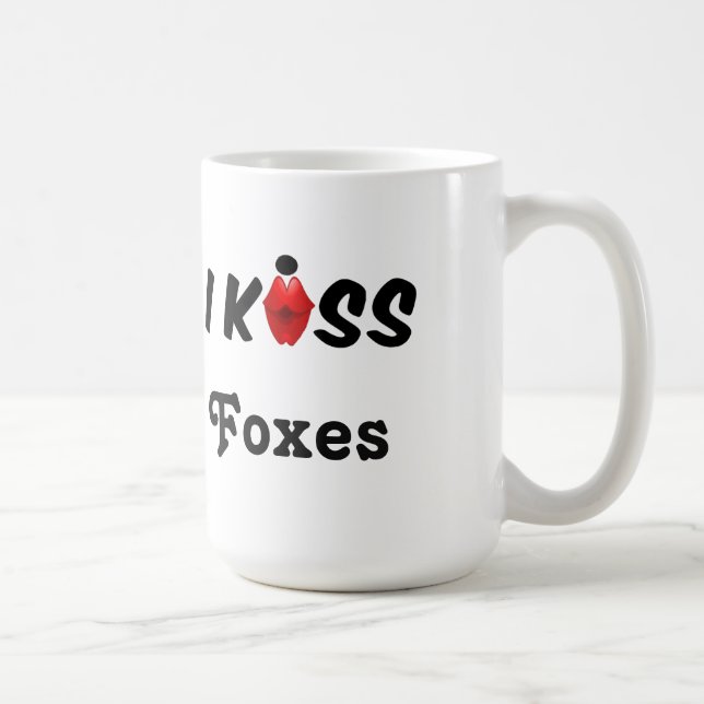 Mug I Kiss Foxes (Droite)