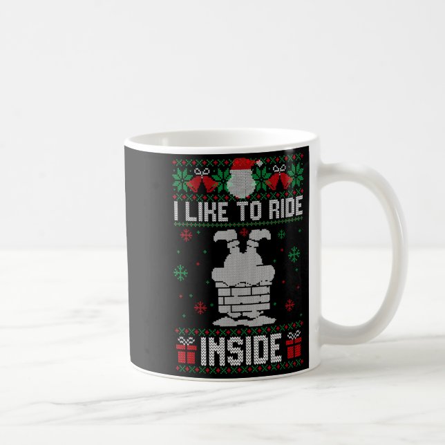 Mug I Like To Ride On Top Slide Inside Couple Matching (Droite)