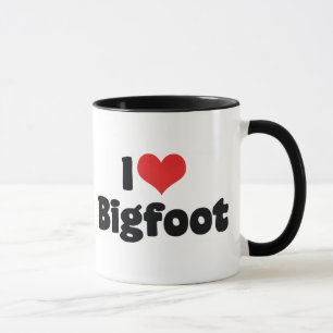 Mug I Lot Heart Bigfoot Sasquatch Yeti