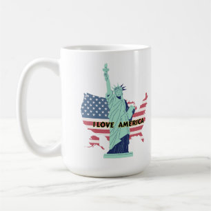 Mug I Love America - Liberty & Pride T-Shirt