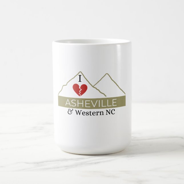 Mug I Love Asheville & Western NC (Centre)