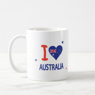 Mug "I LOVE AUSTRALIA" Australia Day 26 janvier