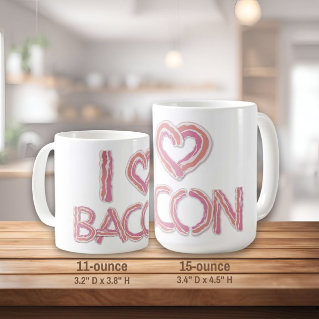 Mug I Love Bacon (Créateur téléchargé)