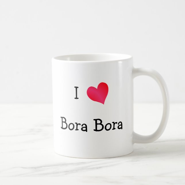 Mug I Love Bora Bora (Droite)