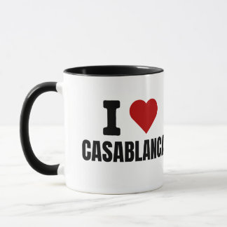 Mug I love casablanca - I heart casablanca morocco