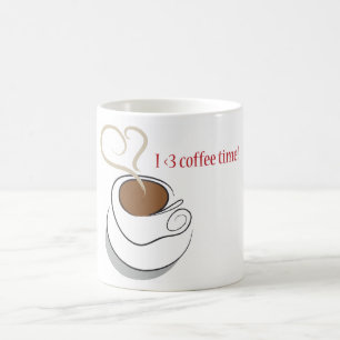 Mug I love coffee time !