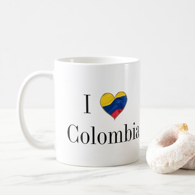 Mug I Love Colombia (Avec donut)