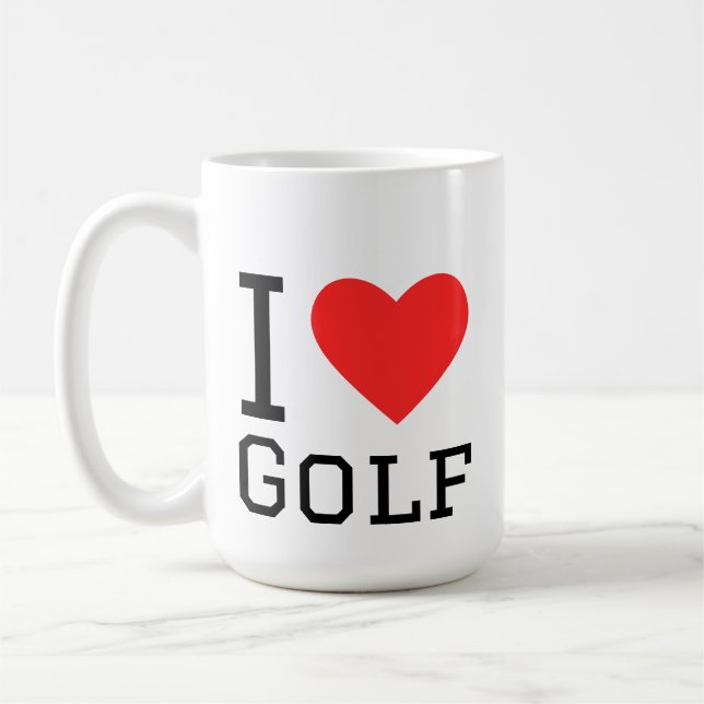 Mug I love golf (Gauche)