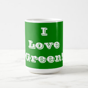 Mug I Love Green