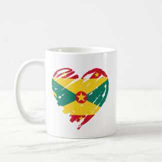 Mug I Love Grenade - Grenade Drapeau Forme de coeur