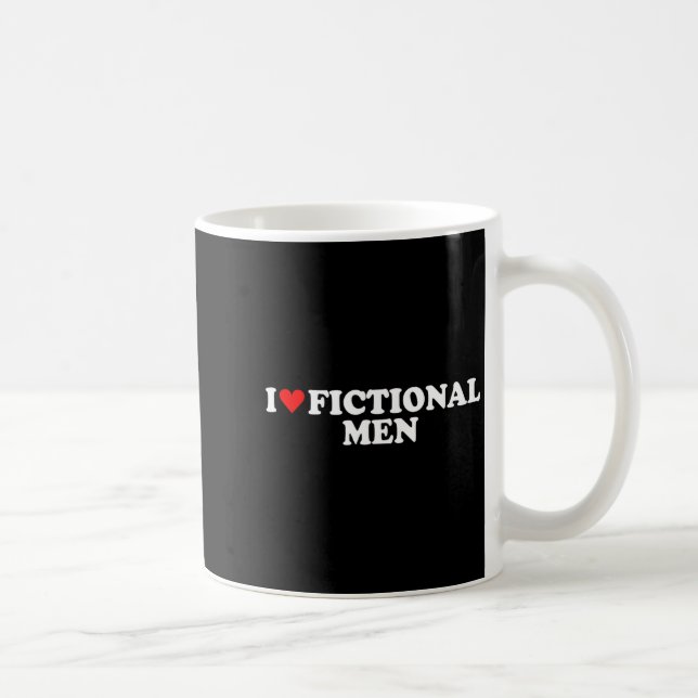 Mug I Love Heart Fictional Men Simple Cute Funny Readi (Droite)