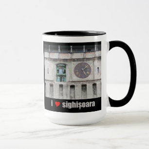 Mug I Love / Heart Sighisoara (Roumanie) / Clock Tower