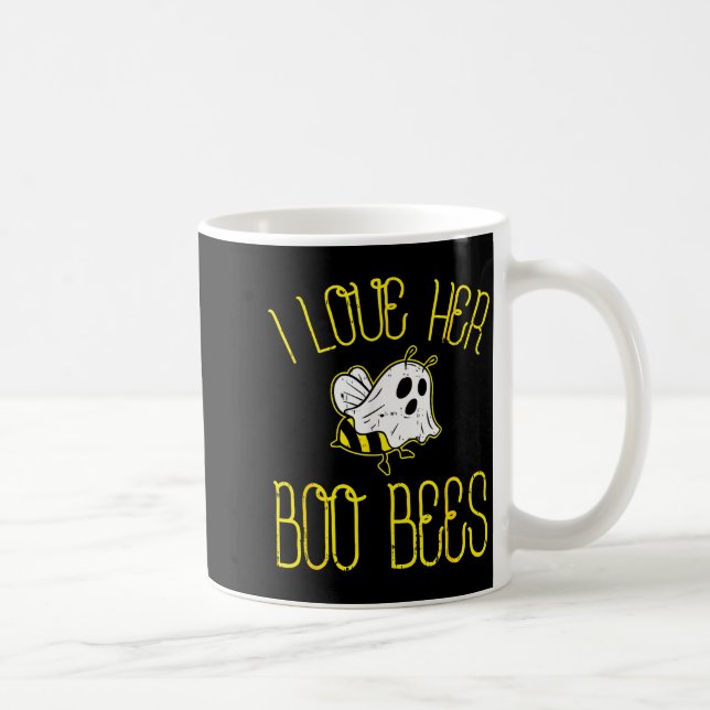 Mug I Love Her Boo Bees Couples Halloween Adult Costum (Droite)