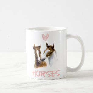 Mug I Love Horses Portrait