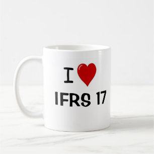 Mug I Love IFRS 17 Contrats d'assurance Citation à vie