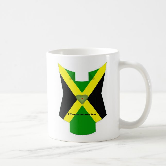 Mug I Love Jamaica Have a Nice Day and a Better Night (Droite)