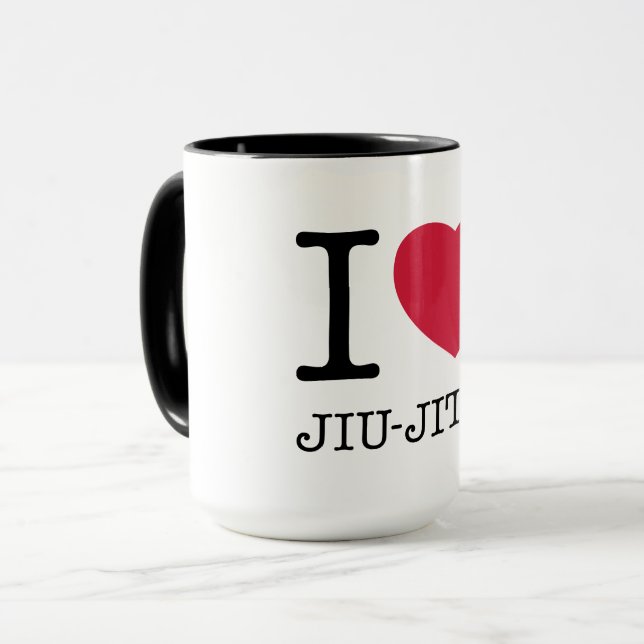 MUG I LOVE JIU JITSU (Devant gauche)