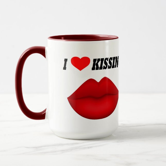 Mug I Love Kissing (Left)