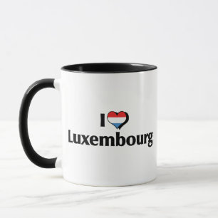 Mug I Love Luxembourg Drapeau