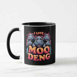 Mug I Love Moo Deng Baby Hippo Amateurs