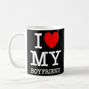 Mug I Love My Boyfriend I Heart My Girlfriend GF Valen