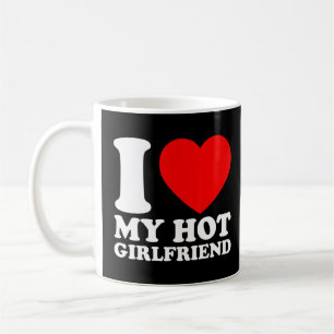 Mug I Love My GF I Heart My Girlfriend GF Couples Matc